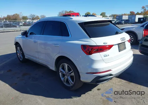 2019 Audi Q3 2.0T S Line Premium z USA, uszkodzony, nr VIN WA1EECF39K1078598